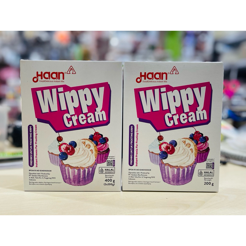 

Wippy Cream Haan / 400 gram / 200 gram