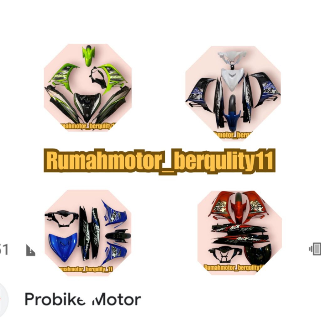 COVER BODY YAMAHA JUPiTER MX NEW 135 TAHUN 2011-2015
