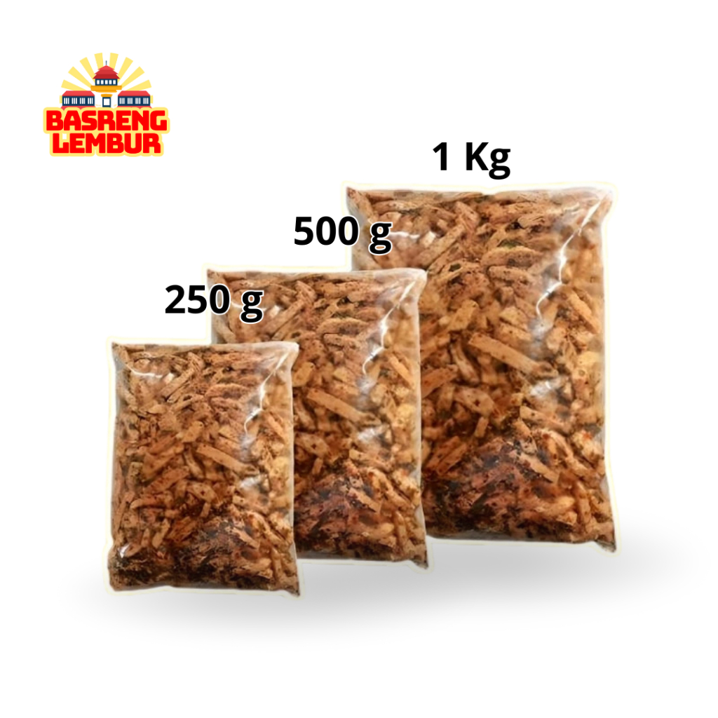

Basreng Lembur – Basreng Kriuk Daun Jeruk Pedas Gurih | Camilan Viral 250gr–1Kg