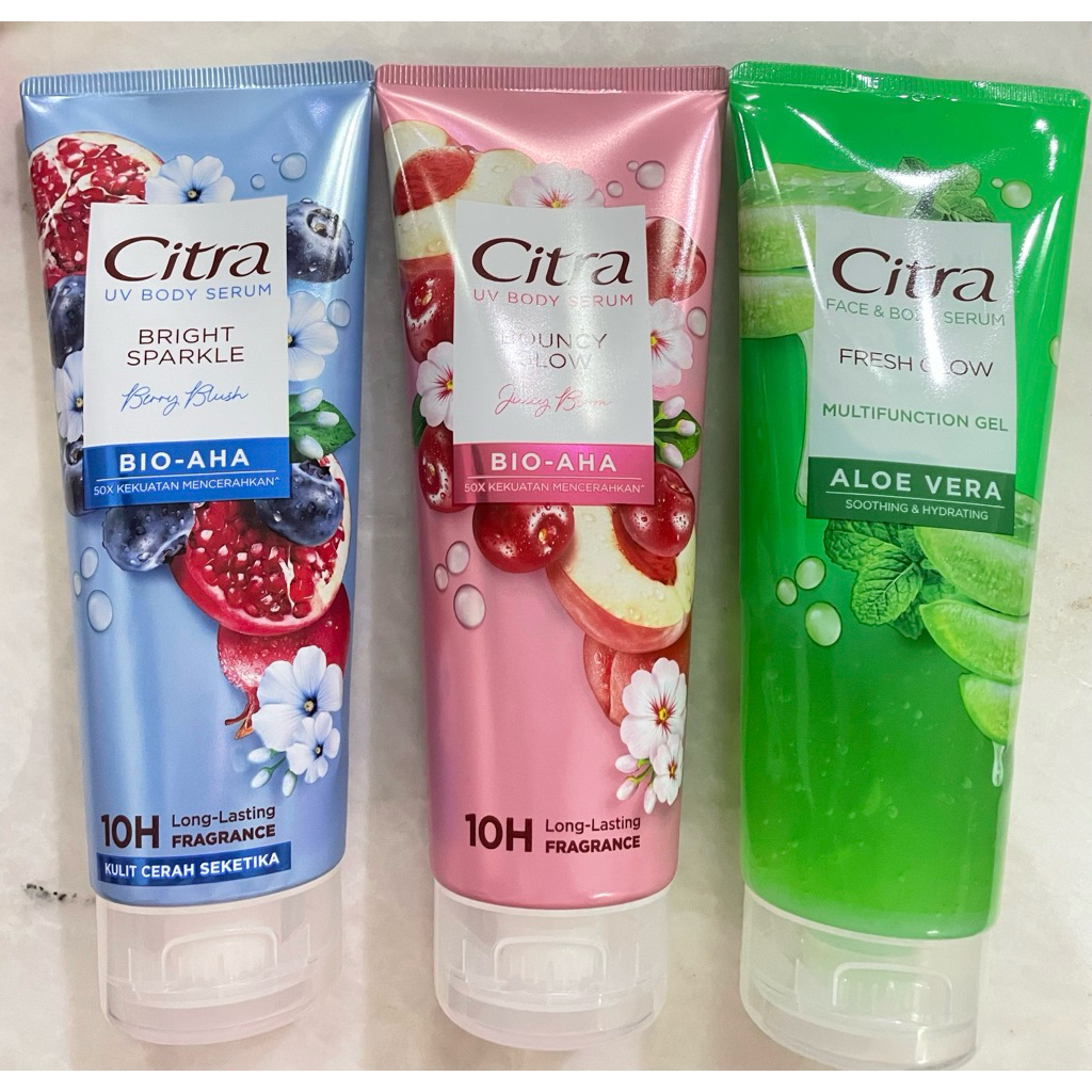 Citra Hand Body serum insta glow pearly dust / Citra Tone Up 180ml Besar / Citra UV Body serum brigh