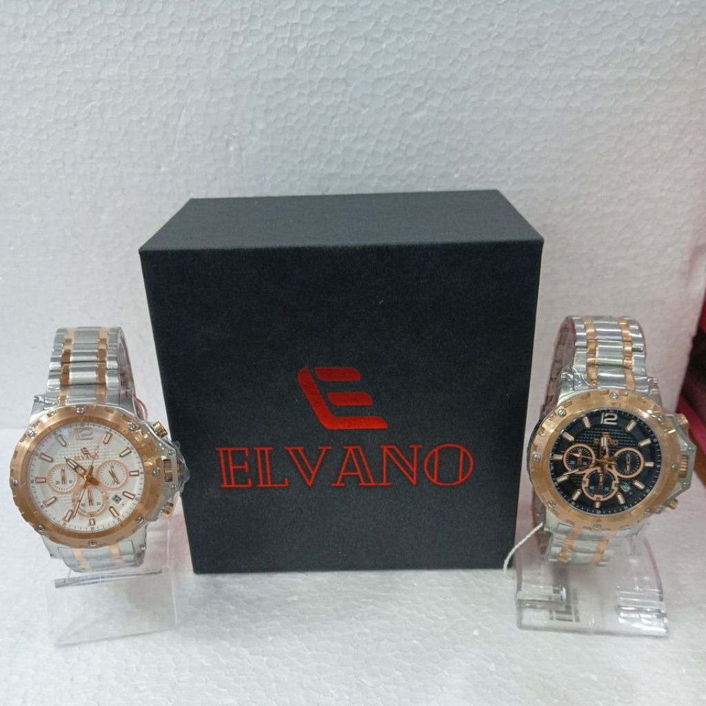 Jam Tangan Pria Elvano Tali Rantai