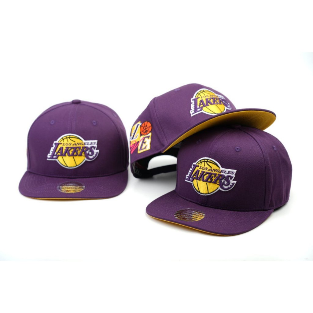 Snapback Import Lakers Topi Snapback Unisex Baseball Cap Distro Surfing Hip Hop