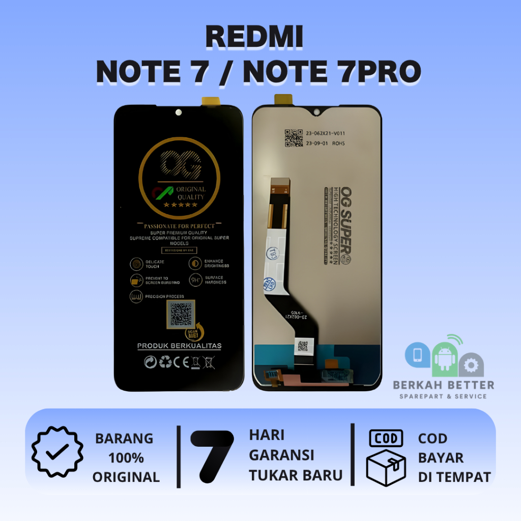 LCD REDMI NOTE 7 | LCD REDMI NOTE 7 PRO ORIGINAL TOUCHSCREEN