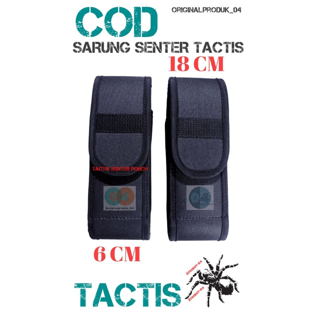 Sarung senter - tempat senter - kotak senter - wadah senter - sarung senter pinggang