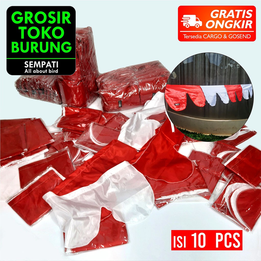 SEMPATI GROSIR BENDERA MERPATI TINGGIAN BENDERA LATIH BURUNG MERPATI LAPAK KOLONGAN ISI 10 PER 2 MET