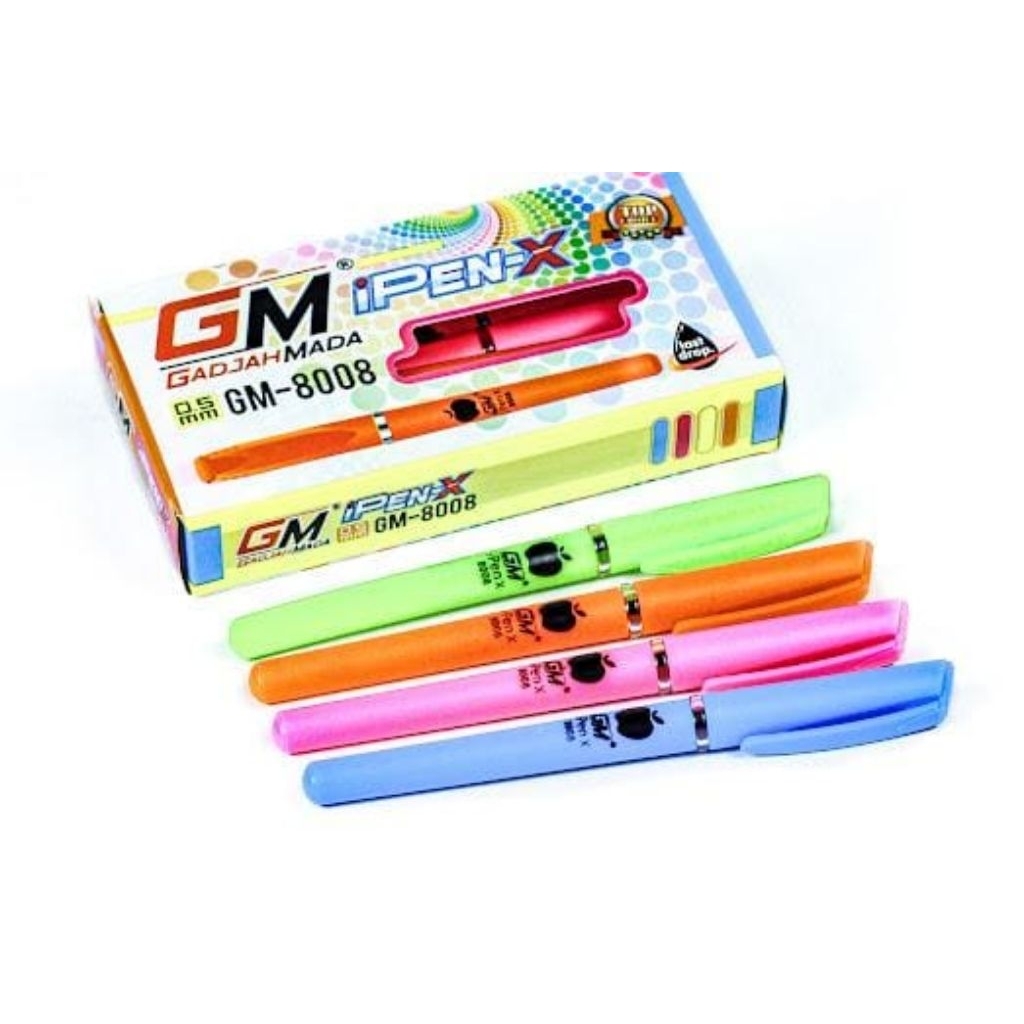 

Gel Pen GM (1 Pack isi 12 pcs)
