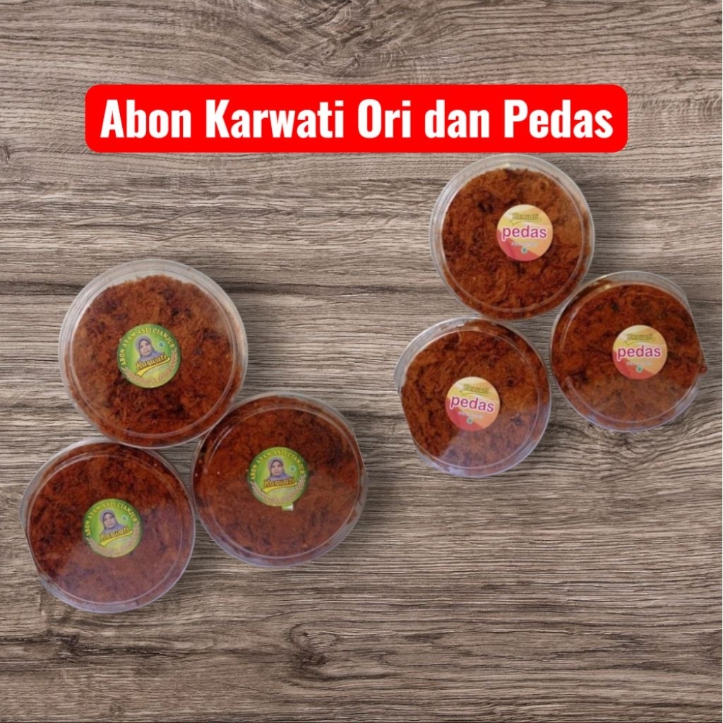 

Abon Ayam Karwati Khas Cianjur 130 Gram Kemasan Toples 250gram