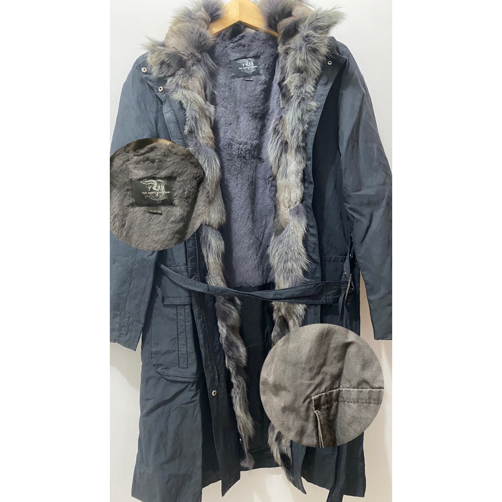 Coat Panjang Bulu Wanita