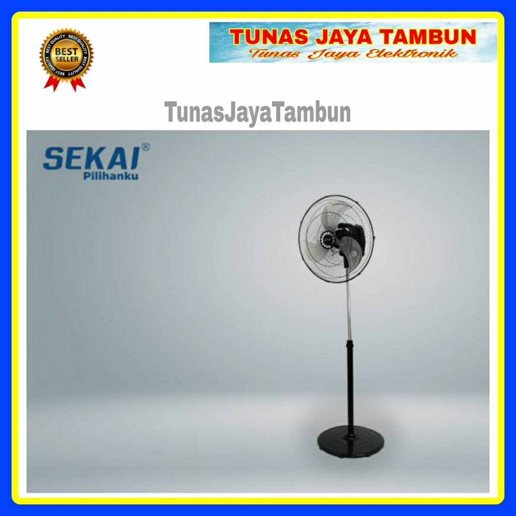 Stand fan Sekai 1809 / Sekai SFN-1809 / Kipas berdiri Sekai SFN 1809 Rotasi osilasi 360