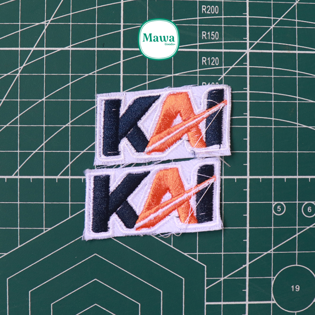 Bordir KAI Kerta Api Indonesia / Patch Emblem KAI / Bordir Logo KAI Kereta Api Indonesia / Atribut B