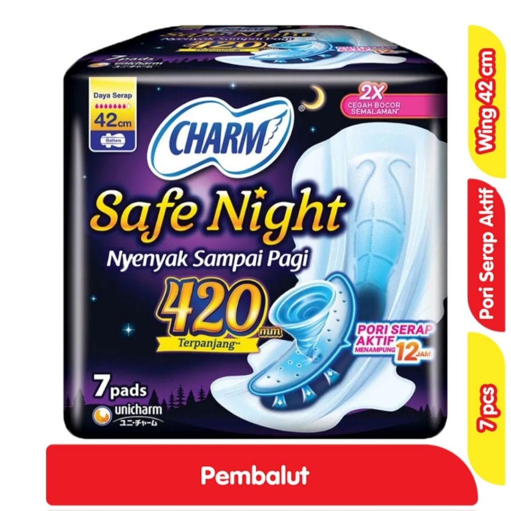 CHARM safe night gather 42cm