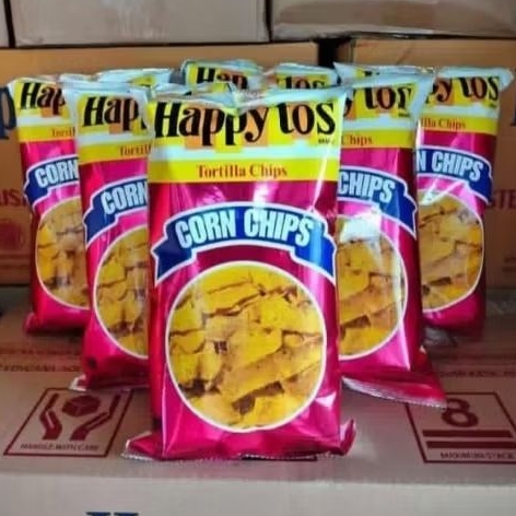 

HappyTos Corn Chips - Tortilla Chips Renyah Rasa Jagung 85g