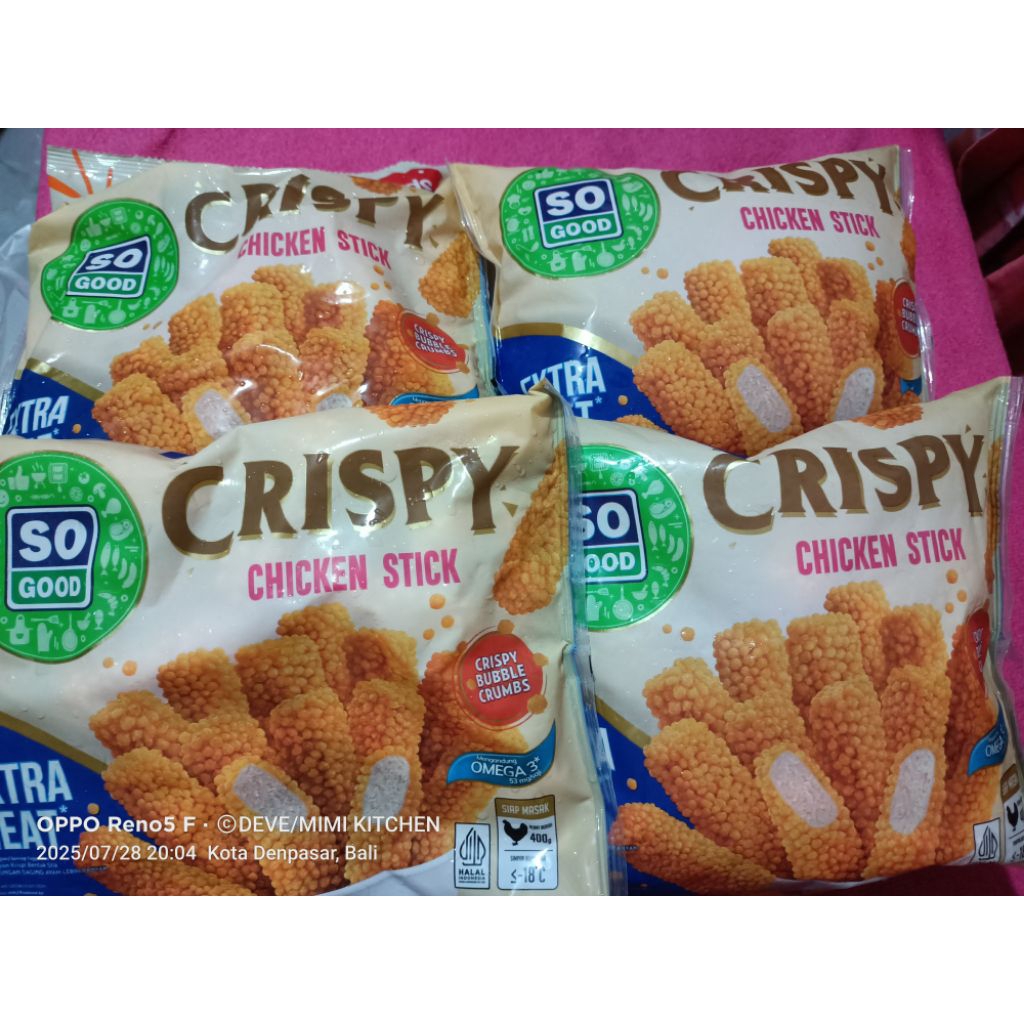 

So Good Crispy Stick Chicken Nugget 400gr