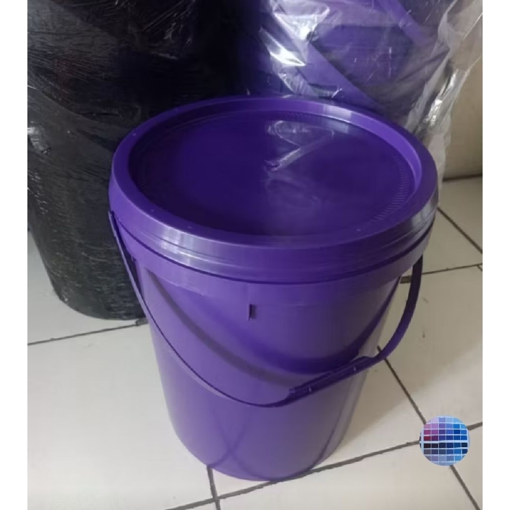 Ember Plastik/Tutup/Pail/Cat/20 Liter/25 Kg/UNGU/VIOLET