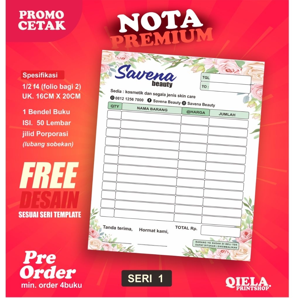 

Nota 2 Ply 1/2 Folio
