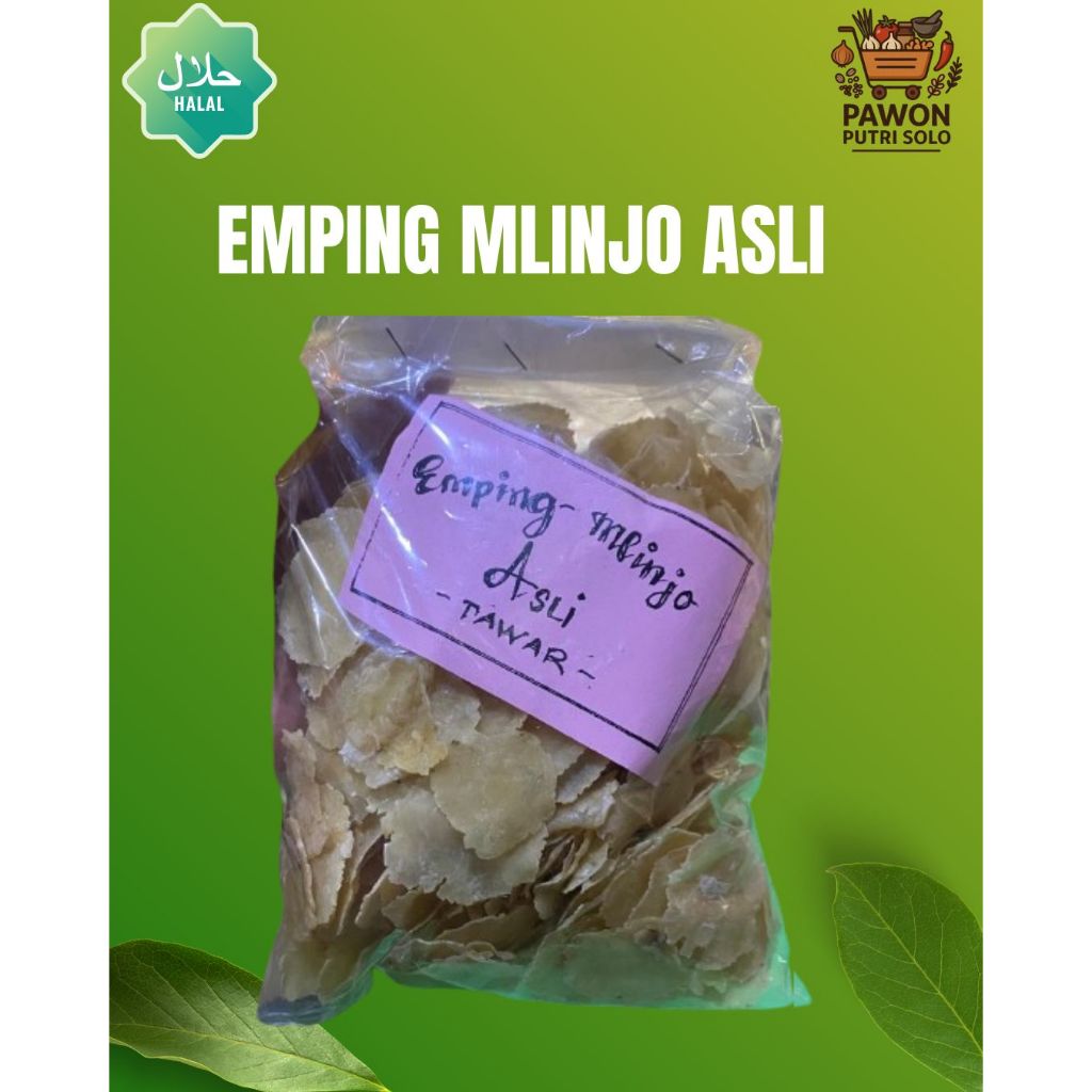 

Emping Mlinjo Tawar Asli Emping Mentah Murah 250gr Keripik Kerupuk