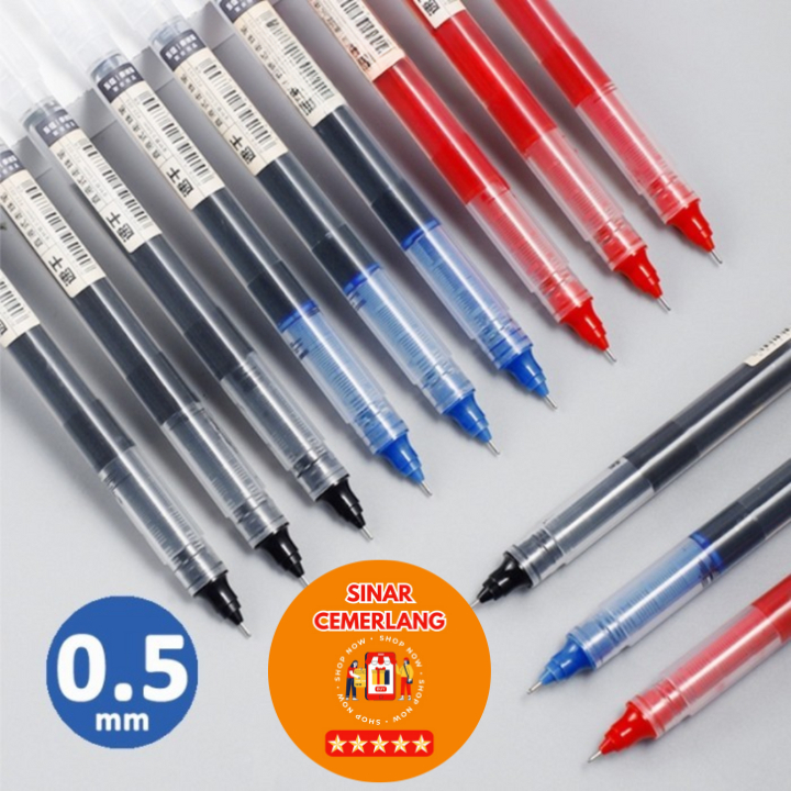

SC 0.5mm Tip Lurus Cair Roller Ball Pen Kantor Tabung Jarum Penuh Siswa Ujian Gel Pena / Pulpen Termurah