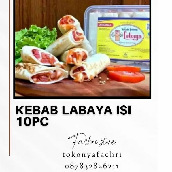 

kebab labaya original isi 10pc / kebab ori /kebab enak