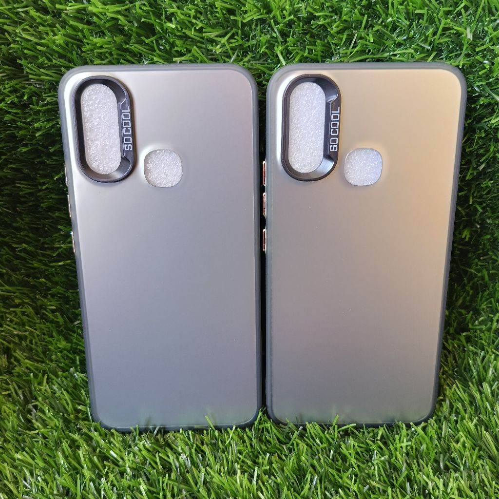SOFTCASE CASING IMD HOLOGRAM HARDCASE FULL BLACK VIVO V9 Y85 1727