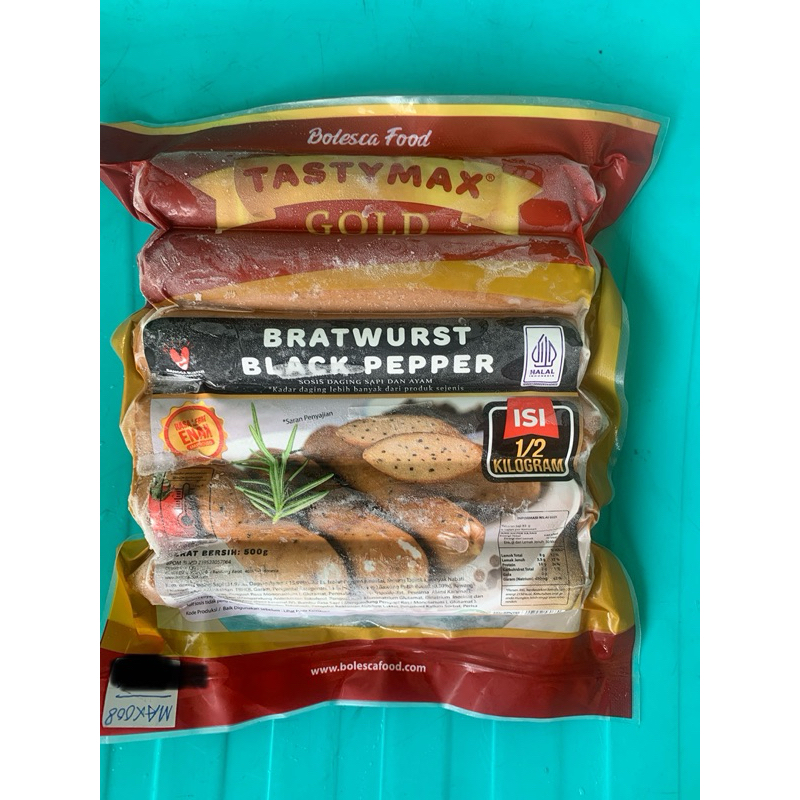 

MAX008 Gold Brats Lada Hitam 500 gr (Frozen Food)