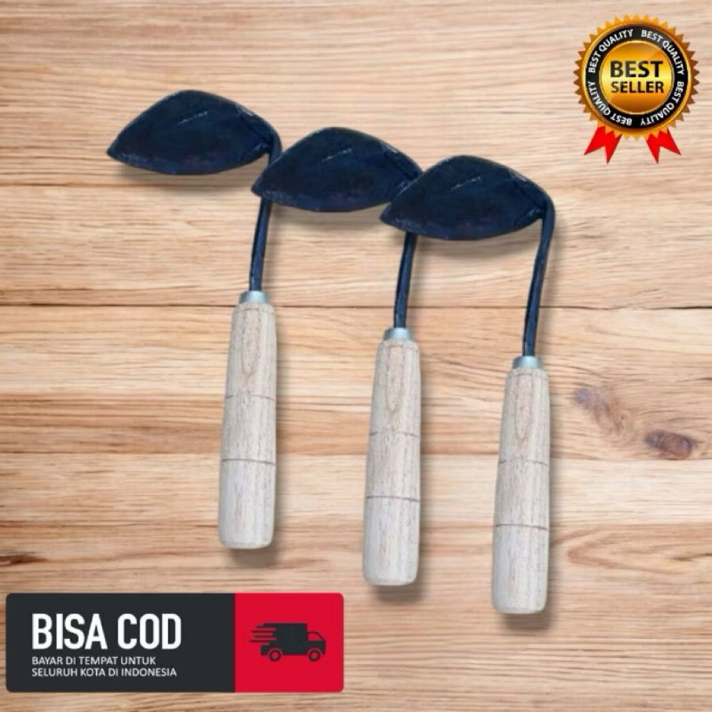 Cangkul Mini, Gathul Baja Besar, Kored Rumput, Wangkil Penggembur Tanah, Cangkul Mini Miring