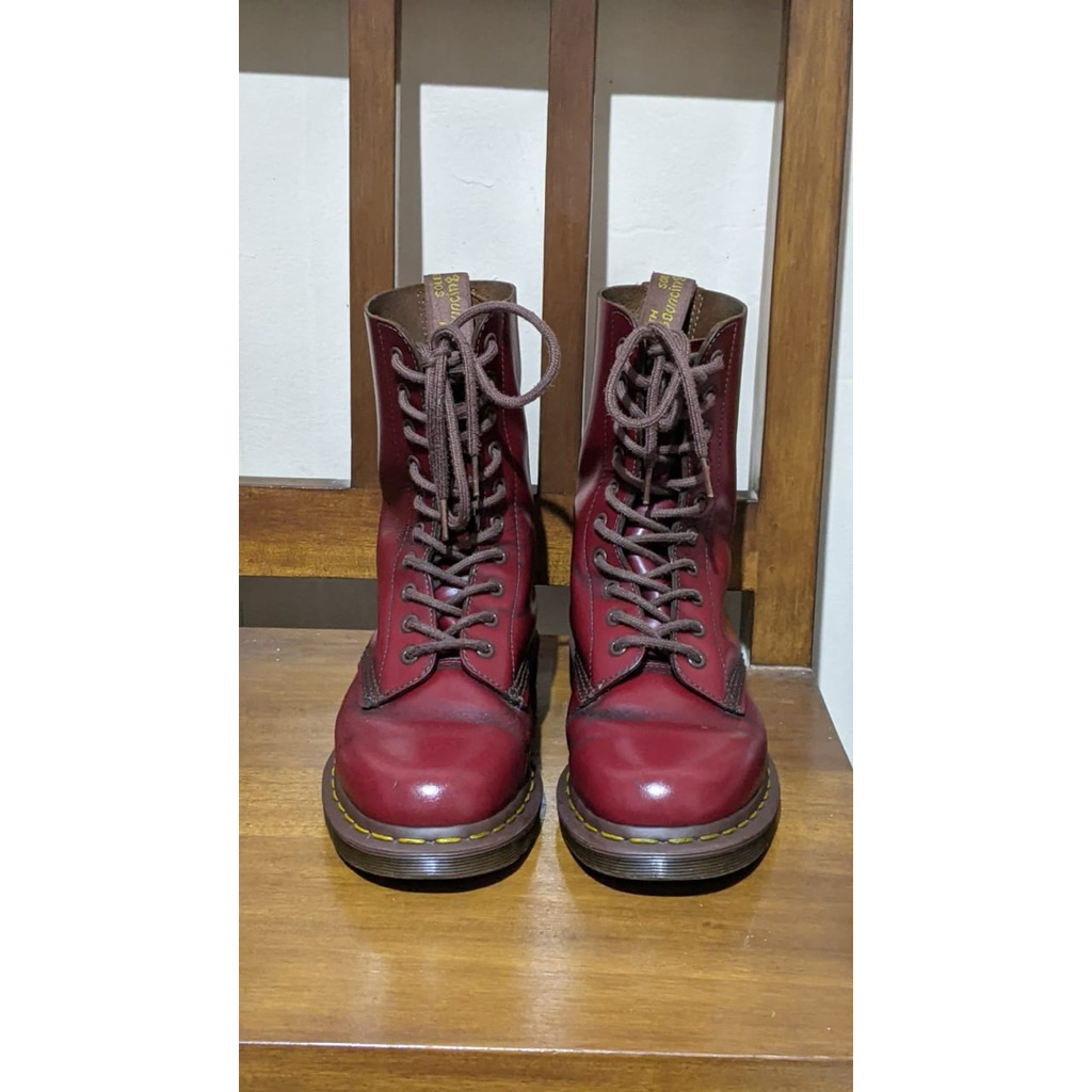 Dr.martens oxblood ten hole