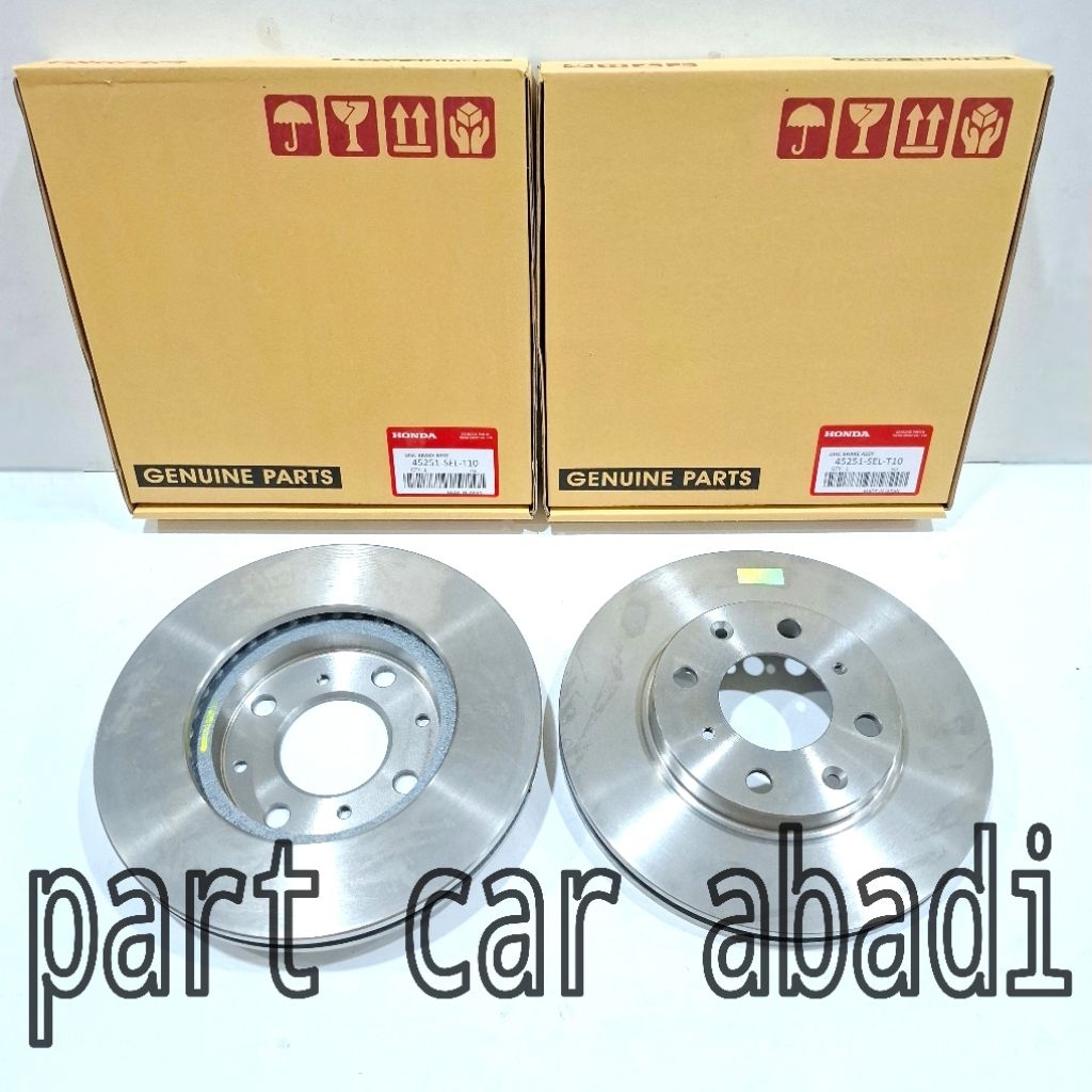 Disc Brake Discbrake Rotor Pilingan Cakram Rem Depan Honda City GD8 Jazz GD3 2003 Sampai 2008