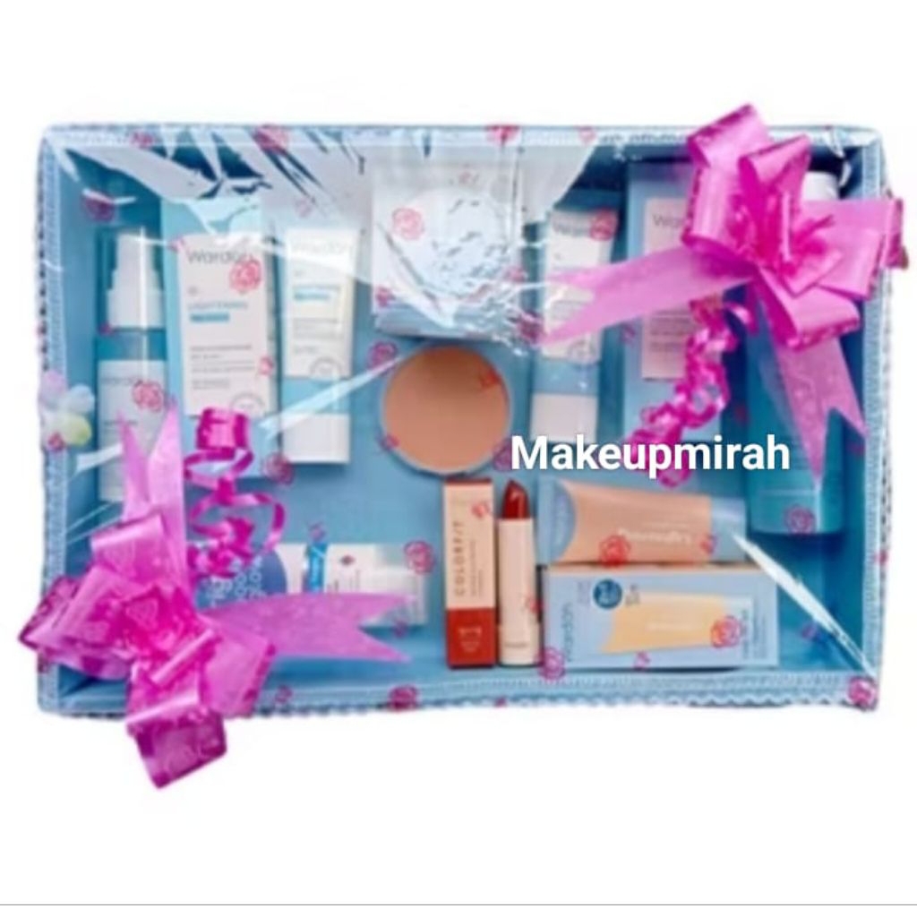 Wardah Paket Seserahan Lengkap/ Wardah Hantaran nikah / Parcel Kosmetik Seserahan