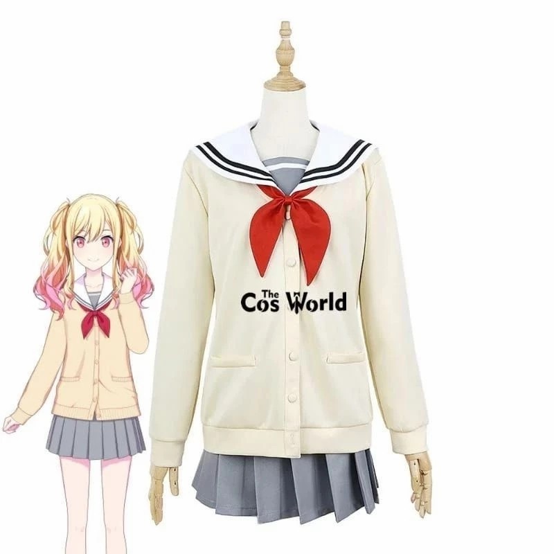 Tiezea - Project Sekai Seifuku Setelan Lengkap Drill Adem Nyaman