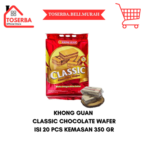 

[READY STOCK] PROMO KHONG GUAN CLASSIC CHOCOLATE WAFER 350 GRAM