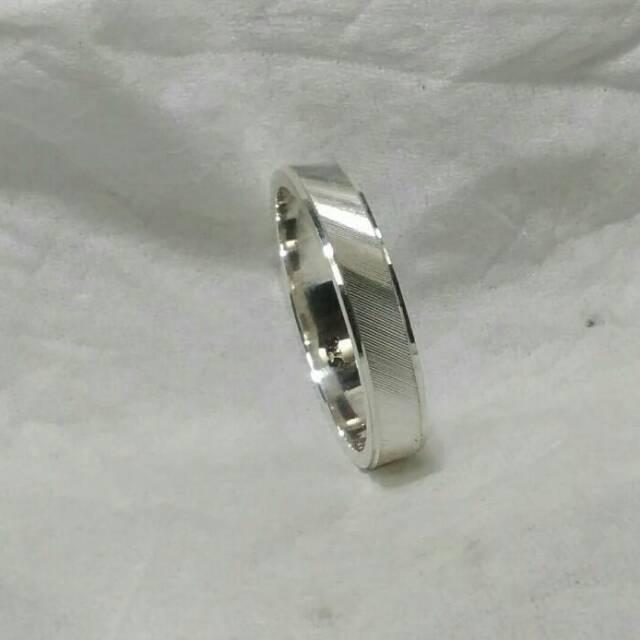cincin nikah cincin perak cincin palladium kadar 10% model custem