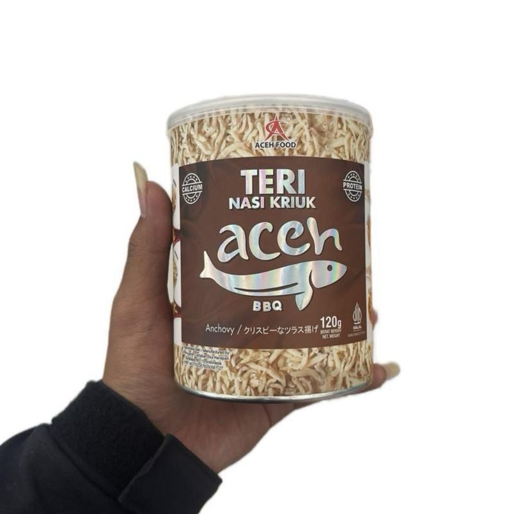 

Teri Nasi Kriuk Aceh Rasa BBQ 120 Grm