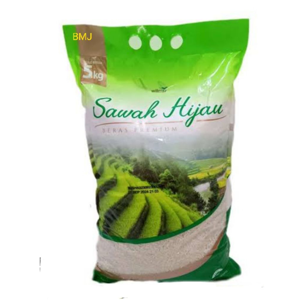 

Beras sawah hijau 5kg