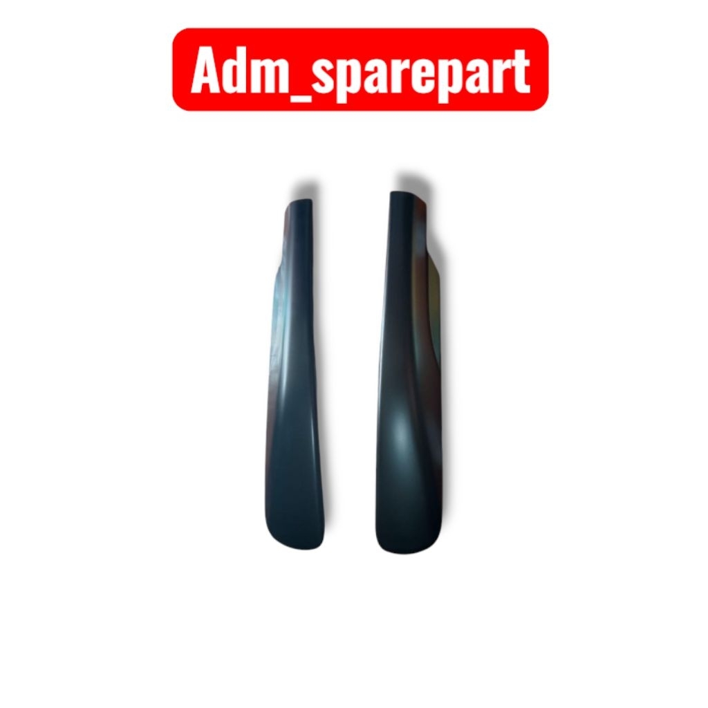 Cover tutup roof rack roof rail hitam depan Mitsubishi Xpander cross original