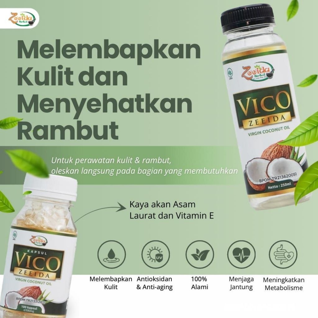 

VICO VCO ZEEIDA 250ML TUMIS GATAL HANDBODY ALAMI