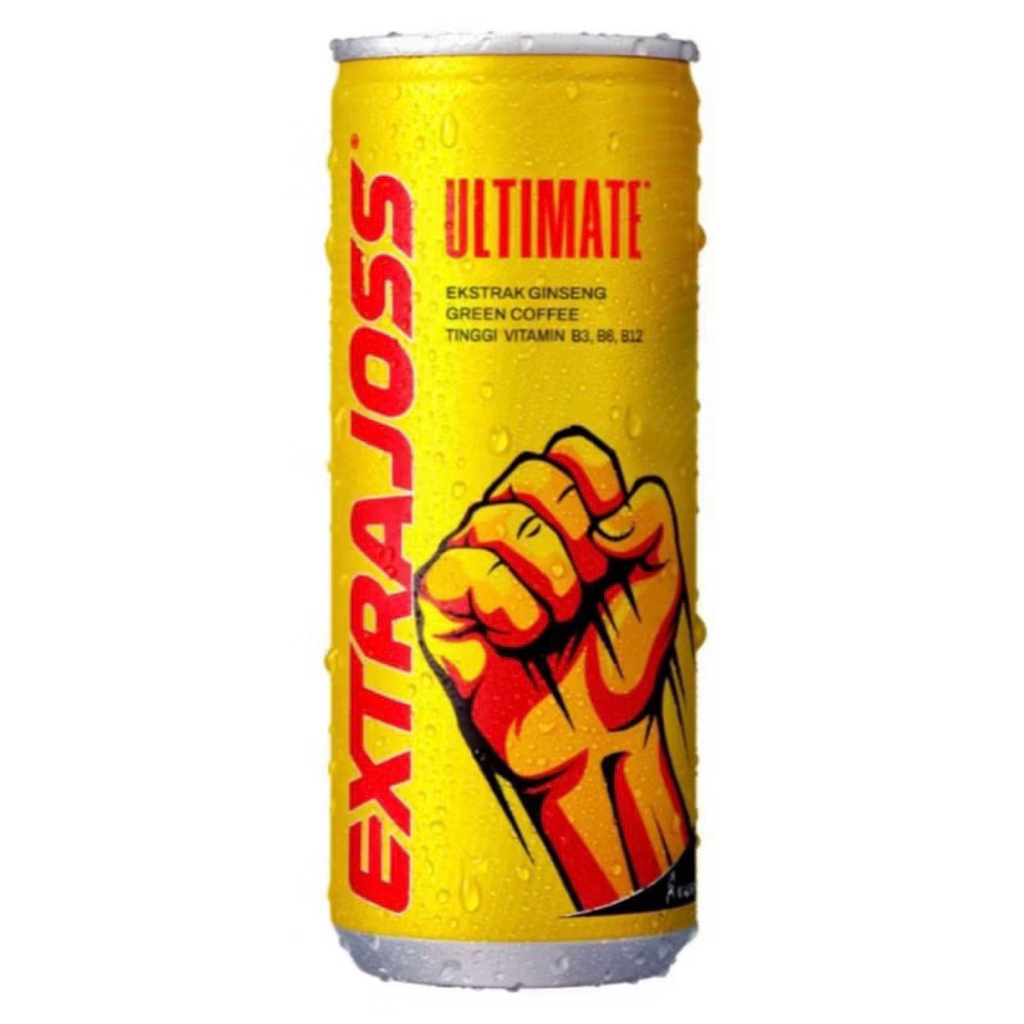 

Extra joss Ultimate Minuman Energi Kaleng 250ml.