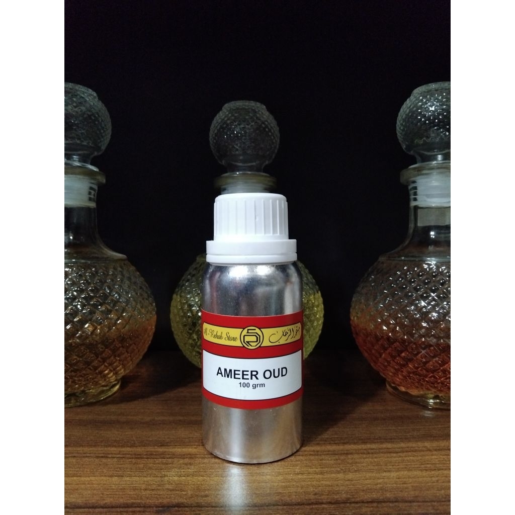 AMEER OUD ALREHAB BIBIT MURNI 100ML PARFUM ARABIAN ORIGINAL SEGEL AL REHAB 100.ML BIBIT PARFUME BIAN