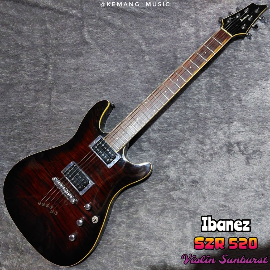 gitar langka ibanez szr520 gitar bekas humbucker