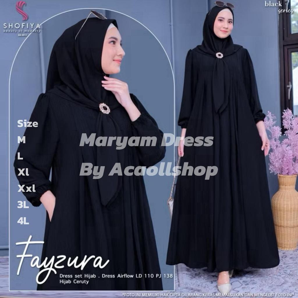Gamis Bahan Ceruty Babydoll Full Furring Seserahan Pernikahan Kondangan Wanita Simple Elegan Dress R