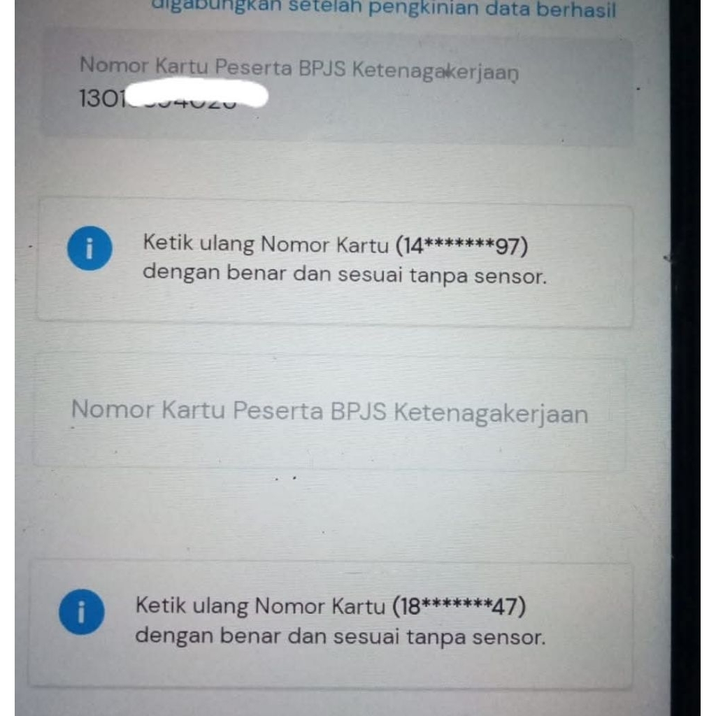 

Cetak Nomor KPJ disensor BPJS Ketenagakerjaan