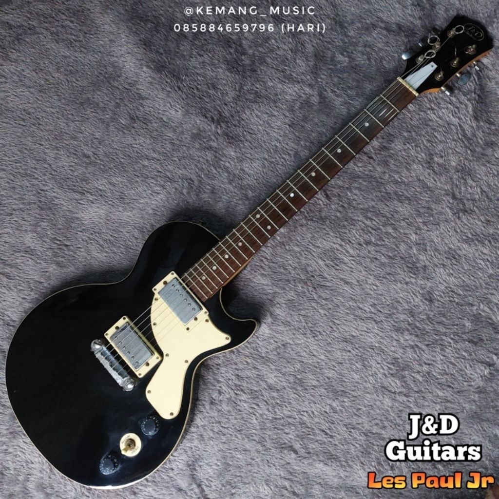 j&d brothers les paul jr greenday model gitar bekas