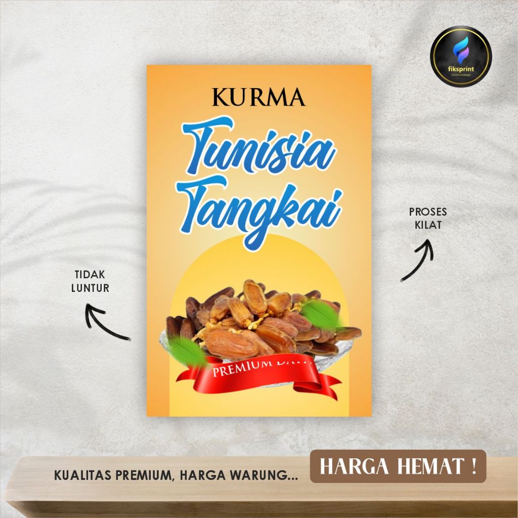 

Stiker Tunisia Tangkai, premium dates