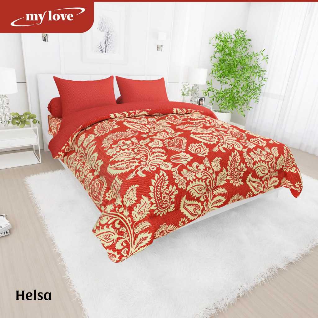 MY LOVE BEDCOVER SET 200X200 TINGGI 30 / BEDCOVER MYLOVE 200