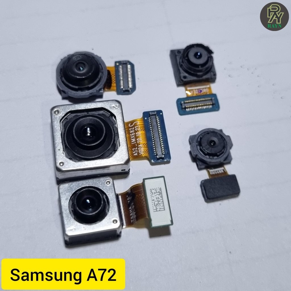 Kamera depan belakang Samsung A72 SM-A725F original copotan bergaransi