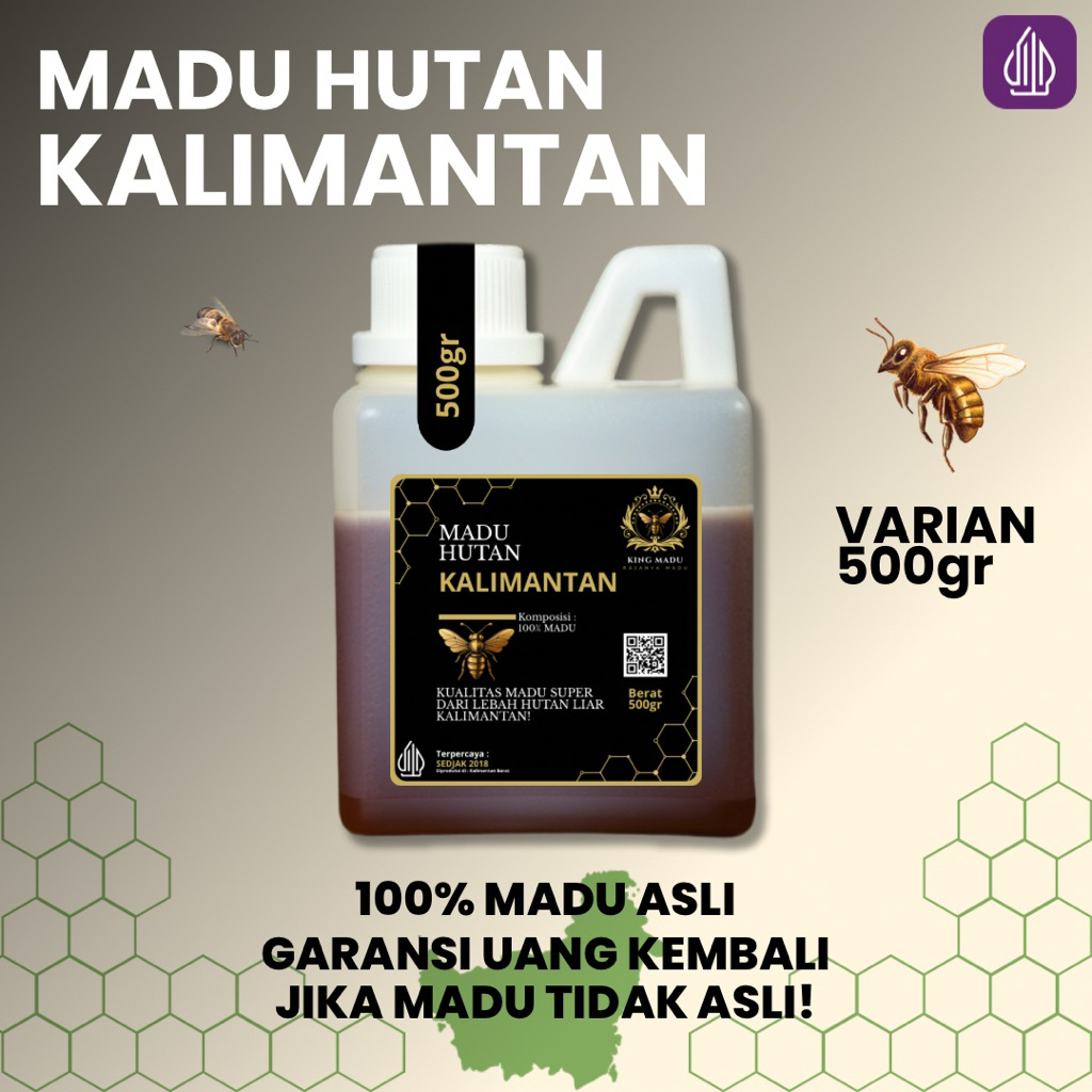 

MADU HUTAN KALIMANTAN ASLI 100% 500GRAM