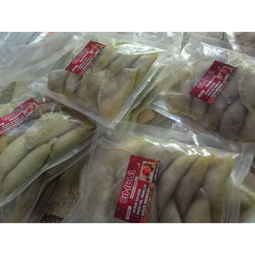 

CIMBUL "CIRENG GEMBUL" - Cireng Isi Murah ( Cireng Isi ayam suwir, usus mercon, pentol nuklir)