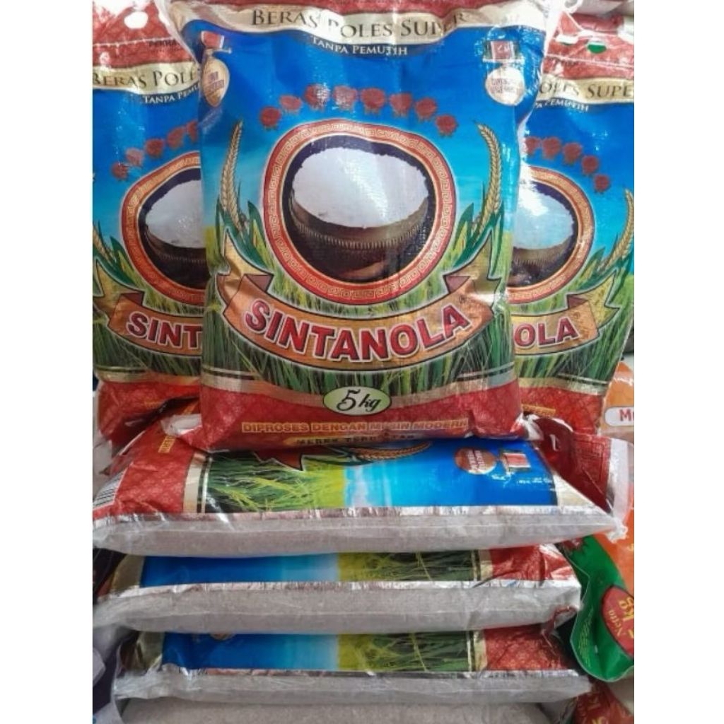 

Beras Sintanola Kemasan 5kg Beras Premium