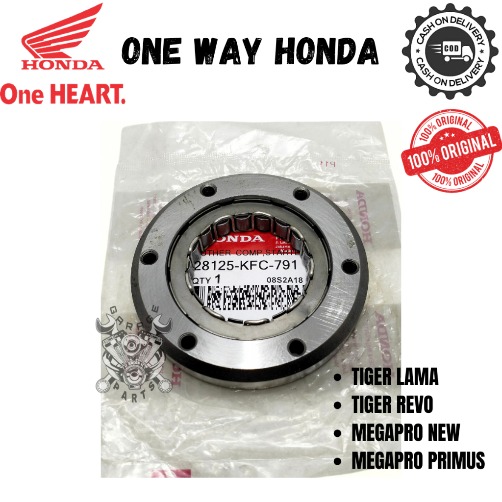 ONE WAY PELOR KFC STATER HONDA AHM KUALITAS ASLI ORIGINAL HONDA AHM KFC TIGER OLD TIGER REVO MEGAPRO