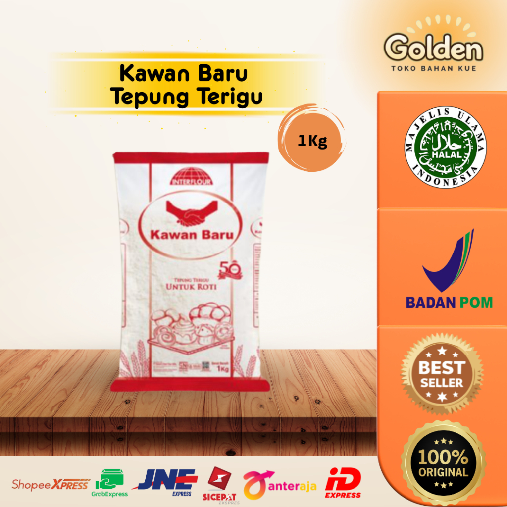 

Kawan Baru Tepung Terigu 1kg