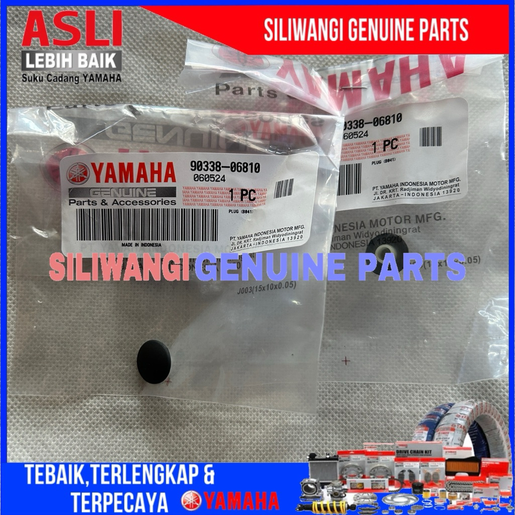 90338-06810 PLUG KARET TUTUP BUAT RAISER STANG ALL NEW VIXION BK8 - VIXION R 155 - MT25 MT 25 ORIGIN